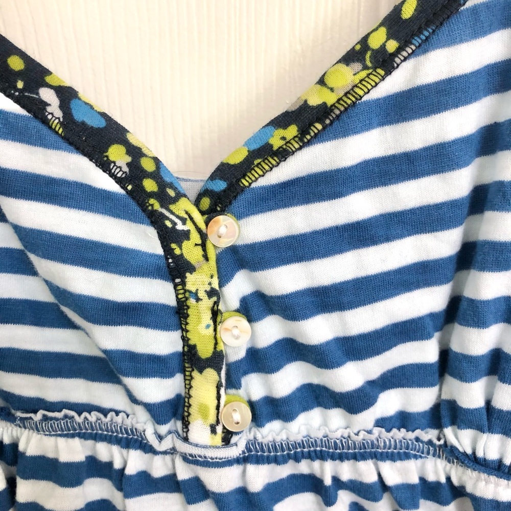 Aeropostale XS Blue/White Striped Tank Top NWT - Picture 3 of 5
